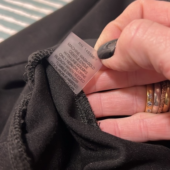 Universal Standard Black Pull on Slit Ankle Pant Size M(18/20) - Picture 9 of 11